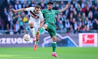 1-0，21岁尤文新星闪耀德甲：一剑封喉，助德甲第15掀翻德甲第9