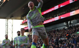 高清：英超曼城3-0 哈兰德梅开二度